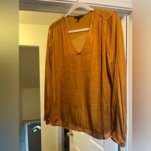 Mustard color, Banana Republic top